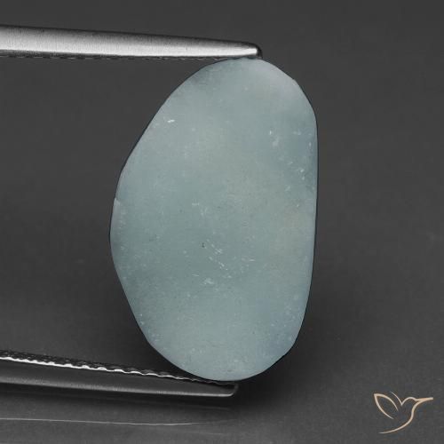 5.88ct Natural Verde-azul pálido Hemimorfita Druzy, Elegante, Opaco