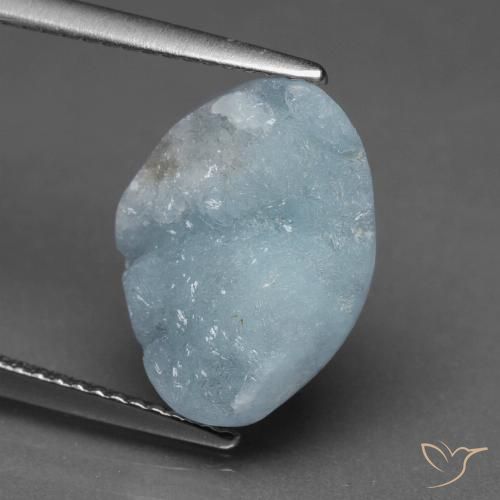 6.64ct Natural Azul verdoso claro Hemimorfita Druzy, Elegante, Opaco
