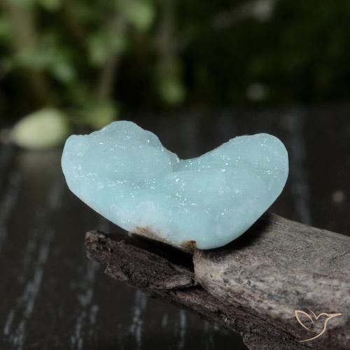 Hemimorfita Druzy Azul espuma de mar natural de 5.62 ct, Trillón, Opaco