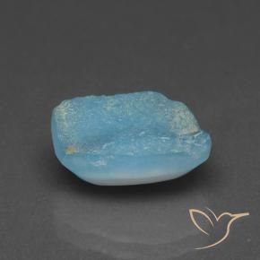Hemimorfita Druzy Azul agua natural de 5.68 ct, Elegante, Opaco