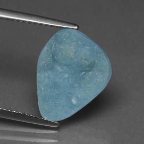 Hemimorfita Druzy Azul agua natural de 4.49 ct, Forma elegante, Opaco