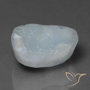 Hemimorfita Druzy Azul grisáceo natural de 8.10 ct, Elegante, Opaco