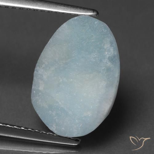 6.63ct Natural Azul claro Hemimorfita Druzy, Elegante, Opaco