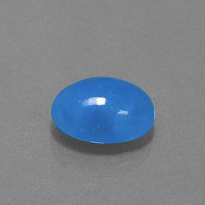hemimorfita Azul natural de 8.80 ct, Corte Óvalo, Opaco