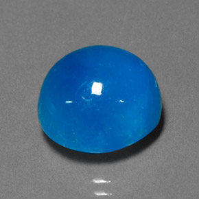 hemimorfita Azul natural de 11.64 ct, Corte Óvalo, Translúcido