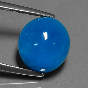 hemimorfita Azul natural de 11.64 ct, Corte Óvalo, Translúcido
