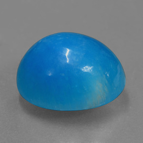 hemimorfita Azul natural de 13.12 ct, Corte Óvalo, Opaco