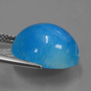 hemimorfita Azul natural de 13.12 ct, Corte Óvalo, Opaco
