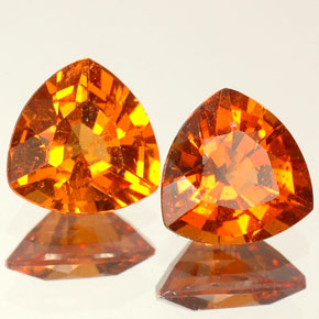 Gemas de granate hessonita naranja natural de  ct, trillón, VS