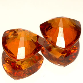 Gemas de granate hessonita naranja natural de  ct, trillón, VS