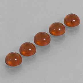 Gemas de granate hessonita naranja natural de  ct, transparente, transparente / translúcido