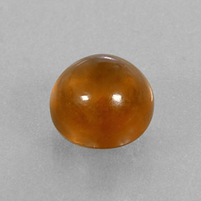 Granate hessonita naranja natural de 2,44 ct, transparente, transparente / translúcido