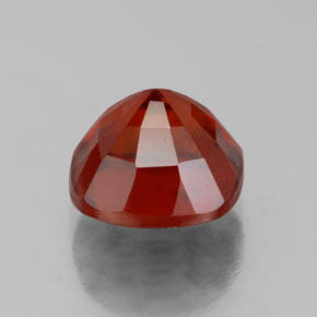 Granate hessonita naranja natural de 3,08 ct, corte cojín, VS
