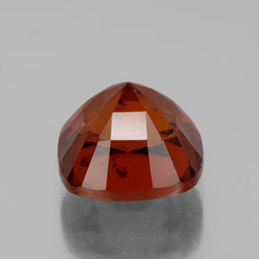 Granate hessonita naranja natural de 4,07 ct, corte cojín, VS-SI