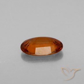 granate hessonita Naranja oscuro natural de 1.57 ct, Ovalada, VS