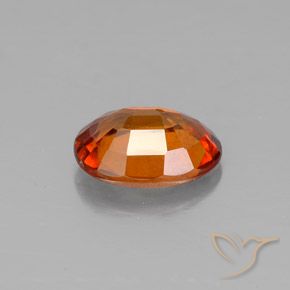 granate hessonita Naranja oscuro natural de 1.61 ct, Ovalada, VS-SI