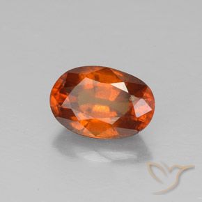 granate hessonita Medium-Dark Orange  natural de 1.64 ct, Corte Óvalo, VS-SI