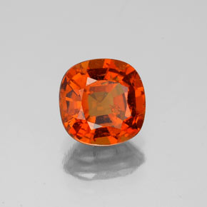 granate hessonita Naranja medio natural de 1.71 ct, Corte Cojín, SI