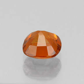 Granate hessonita naranja natural de 0,81 ct, corte cojín, VS-SI