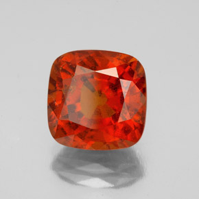 granate hessonita Naranja canela natural de 4.15 ct, Corte Cojín, SI