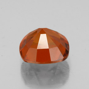 Granate hessonita rojo natural de 2,25 ct, corte cojín, VS-SI