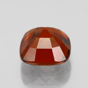 granate hessonita Rojo oscuro natural de 2.68 ct, Corte Cojín, VS-SI