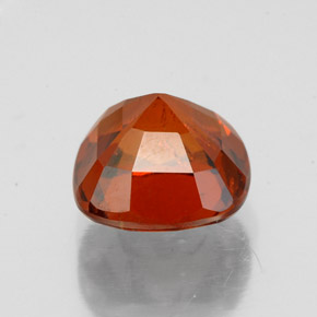 Granate hessonita naranja natural de 2,45 ct, corte cojín, VS-SI