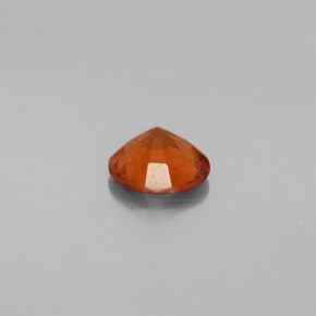 granate hessonita Naranja canela natural de 1.25 ct, Corte Redondo, SI