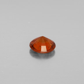 Granate hessonita naranja natural de 1,02 ct, corte redondo, SI