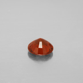 Granate hessonita naranja natural de 1,22 ct, corte redondo, VS-SI