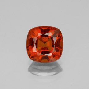 granate hessonita Rojo claro natural de 2.16 ct, Corte Cojín, VS-SI