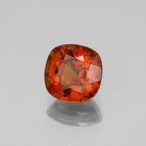 granate hessonita Rojo fuego natural de 2.04 ct, Corte Cojín, VS-SI