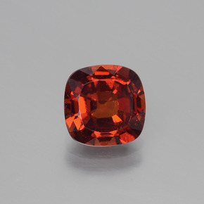 granate hessonita Naranja canela natural de 2.44 ct, Corte Cojín, VS