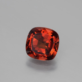 granate hessonita Naranja canela natural de 2.44 ct, Corte Cojín, VS
