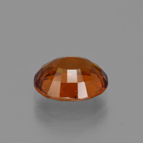 Granate hessonita naranja natural de 2,68 ct, corte óvalo, VS-SI