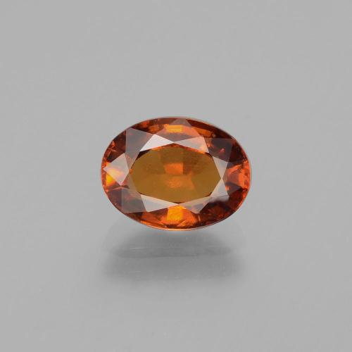 granate hessonita Naranja medio natural de 2.05 ct, Corte Óvalo, VS
