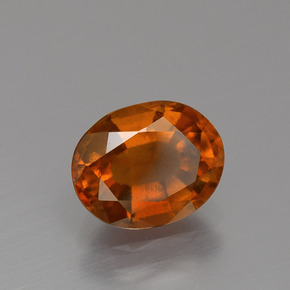 granate hessonita Naranja canela natural de 2.15 ct, Corte Óvalo, VS