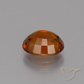 granate hessonita Naranja oscuro natural de 2.09 ct, Ovalada, VS