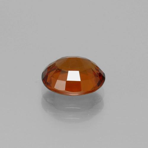 Granate hessonita naranja medio natural de 2,13 ct, corte óvalo, VS