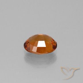 granate hessonita Ámbar naranja natural de 1.65 ct, Ovalada, VS-SI