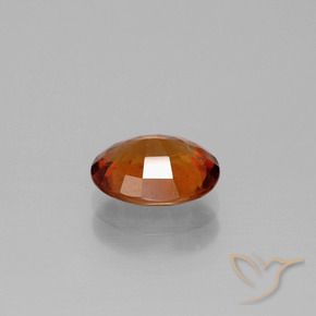 granate hessonita Naranja oscuro natural de 1.65 ct, Ovalada, VS