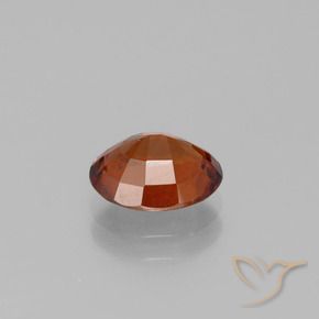 granate hessonita Naranja oscuro natural de 1.87 ct, Ovalada, VS