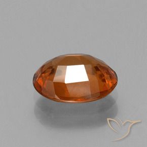 granate hessonita Naranja medio natural de 1.77 ct, Ovalada, VS