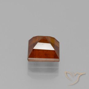 granate hessonita Naranja oscuro natural de 2.19 ct, Cuadrado, VS-SI