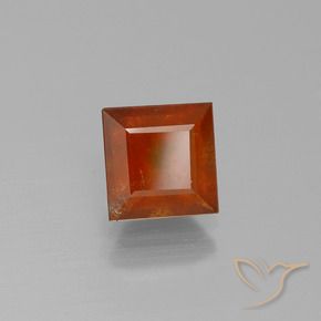 granate hessonita Naranja cálido natural de 2.06 ct, Cuadrado, VS-SI