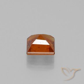 granate hessonita Naranja fuego natural de 2.00 ct, Cuadrado, SI