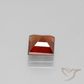 granate hessonita Naranja fuego natural de 1.97 ct, Cuadrado, VS-SI