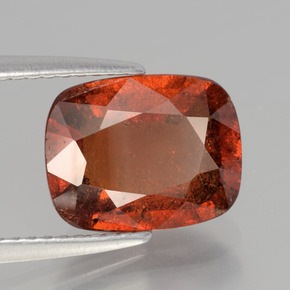granate hessonita Naranja canela natural de 3.34 ct, Corte Cojín, SI
