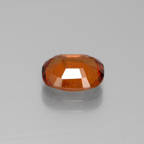 Granate hessonita naranja natural de 2,04 ct, corte cojín, VS-SI