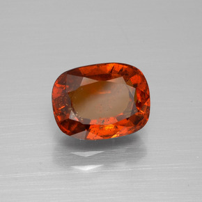 granate hessonita Naranja canela natural de 2.87 ct, Corte Cojín, VS-SI